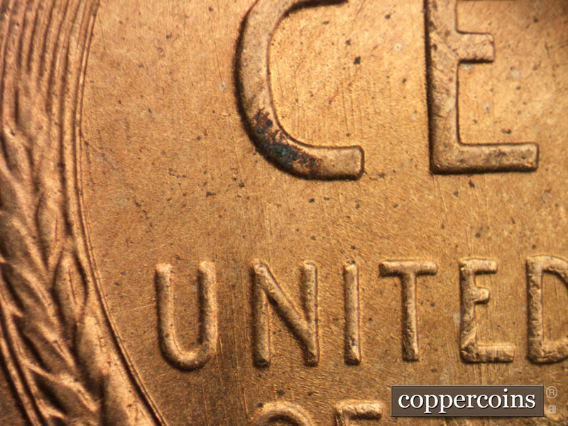 Die-stage C marker on 1946S•1MM•032 (1946 Repunched Mint Mark).