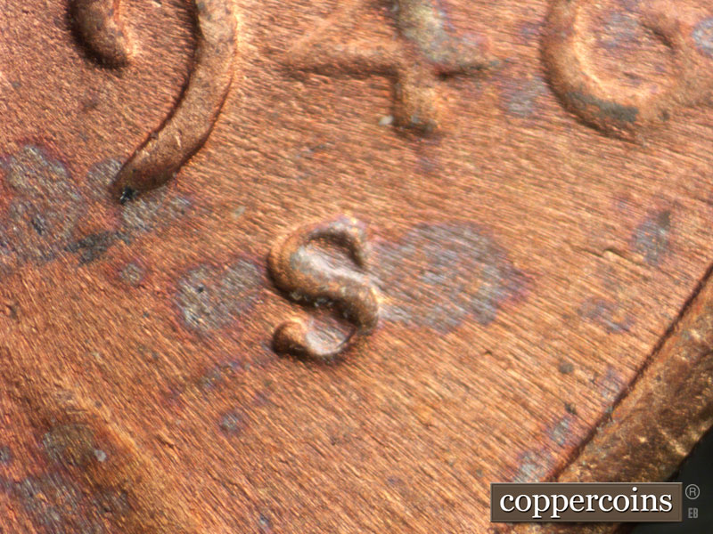 Die-stage C marker on 1946S•1MM•033 (1946 Repunched Mint Mark).