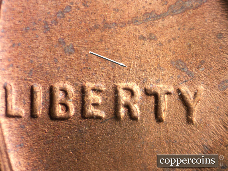 Die-stage C marker on 1946S•1MM•033 (1946 Repunched Mint Mark).