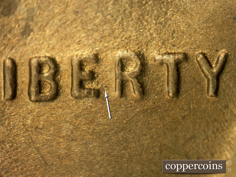Die-stage C marker on 1946S•1MM•046 (1946 Repunched Mint Mark).