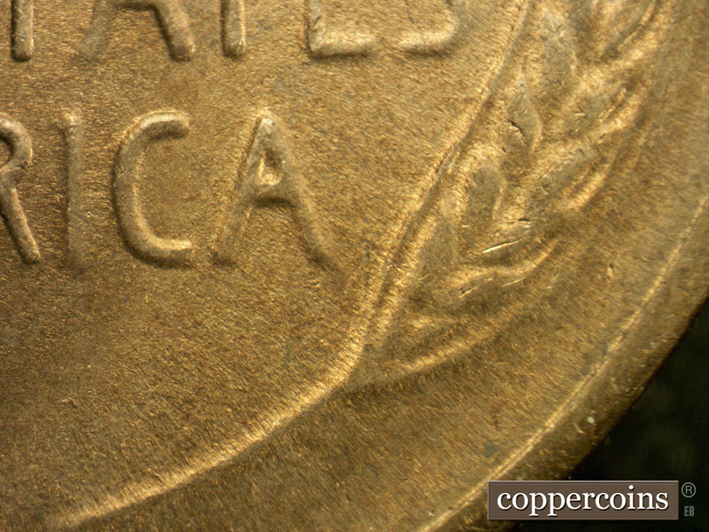 Die-stage C marker on 1946S•1MM•046 (1946 Repunched Mint Mark).