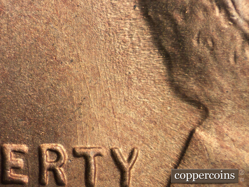 Die-stage B marker on 1946S•1MM•047 (1946 Repunched Mint Mark).
