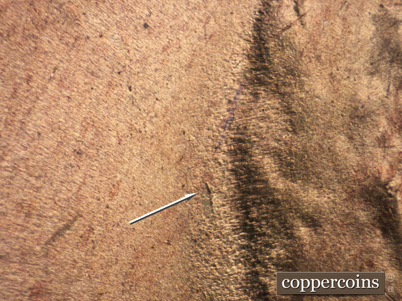 Die-stage C marker on 1946S•1MM•048 (1946 Repunched Mint Mark).