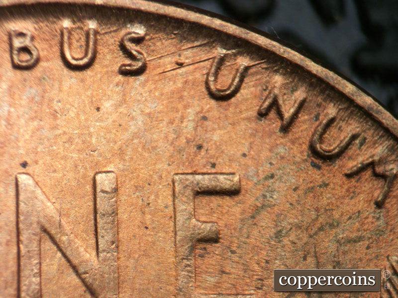 Die-stage B marker on 1946S•1MM•050 (1946 Repunched Mint Mark).