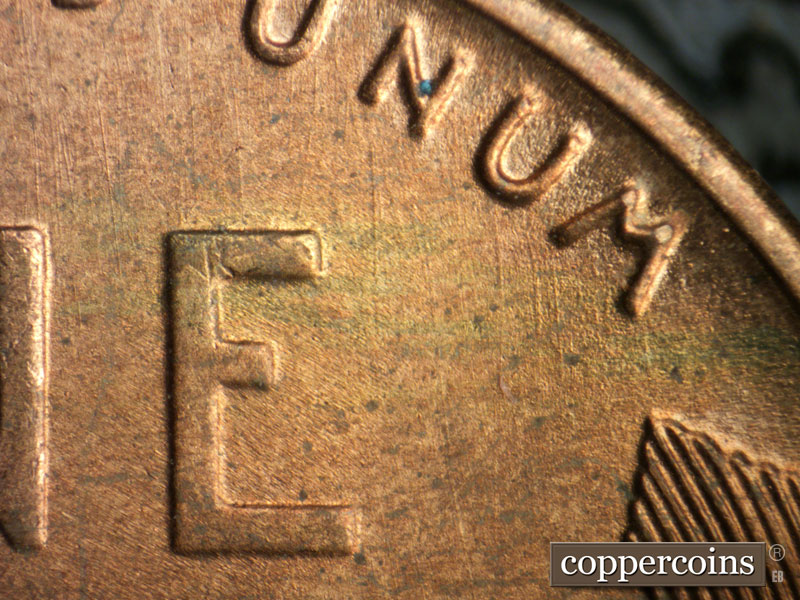 Die-stage B marker on 1946S•1MM•054 (1946 Repunched Mint Mark).