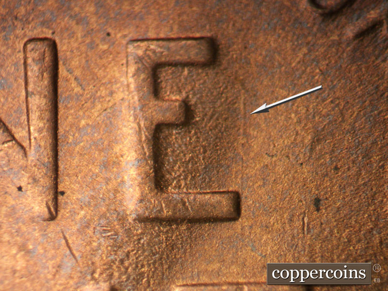 Die-stage C marker on 1946S•1MM•057 (1946 Repunched Mint Mark).
