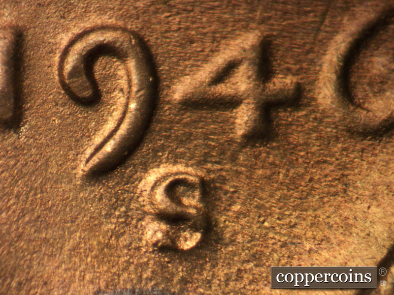 Die-stage C marker on 1946S•1MM•058 (1946 Repunched Mint Mark).