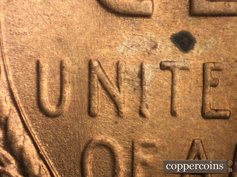 Die-stage C marker on 1946S•1MM•058 (1946 Repunched Mint Mark).