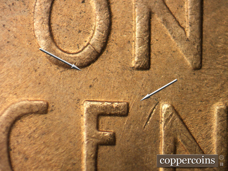 Die-stage B marker on 1946S•1MM•059 (1946 Repunched Mint Mark).