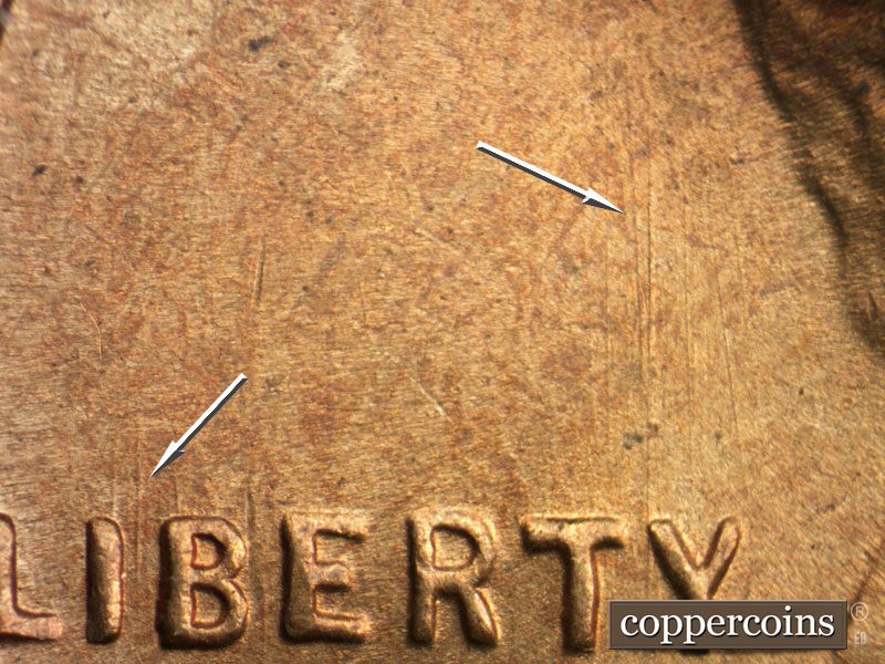 Die-stage B marker on 1946S•1MM•060 (1946 Repunched Mint Mark).