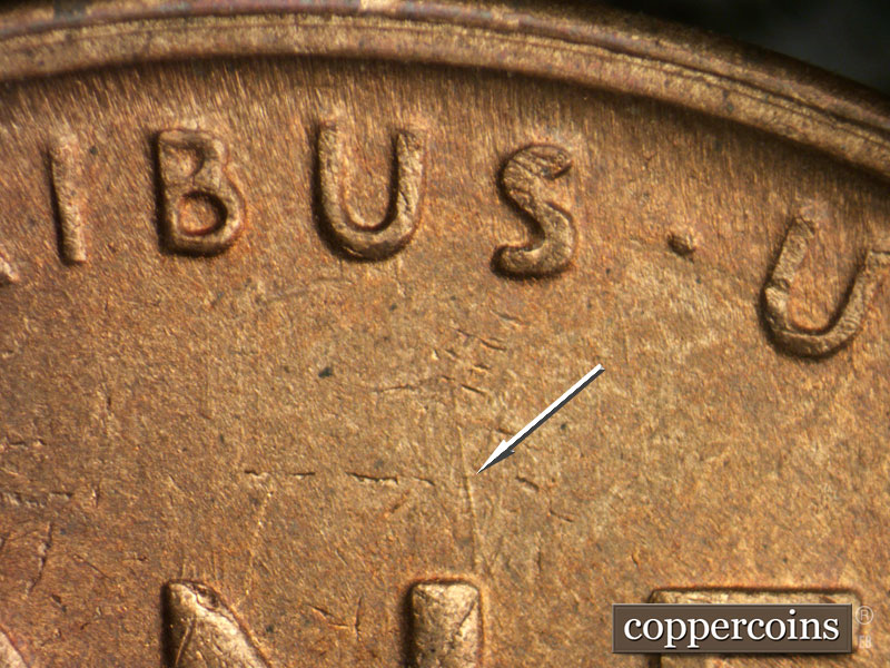 Die-stage B marker on 1946S•1MM•060 (1946 Repunched Mint Mark).