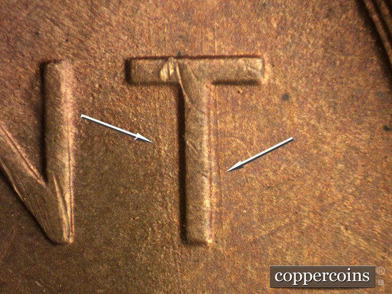Die-stage B marker on 1946S•1MM•060 (1946 Repunched Mint Mark).