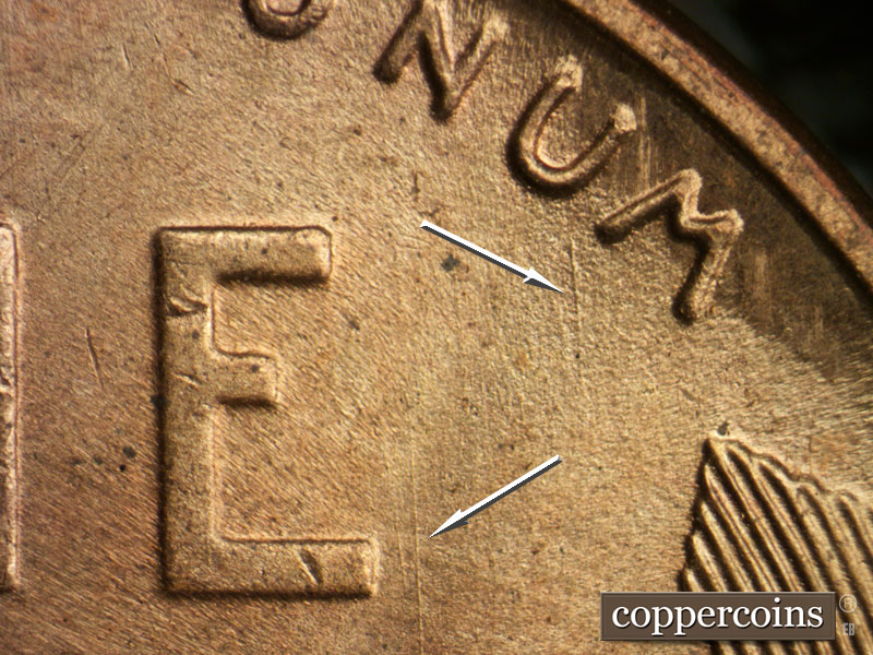 Die-stage B marker on 1946S•1MM•061 (1946 Repunched Mint Mark).