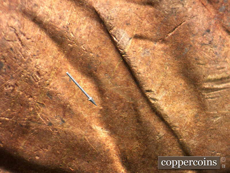 Die-stage B marker on 1946S•1MM•062 (1946 Repunched Mint Mark).