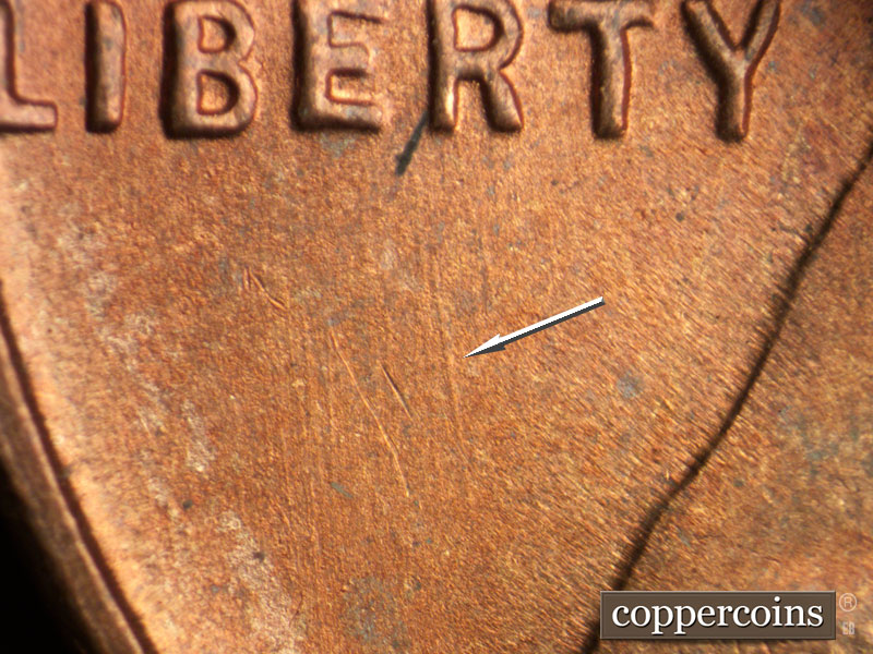 Die-stage B marker on 1946S•1MM•062 (1946 Repunched Mint Mark).