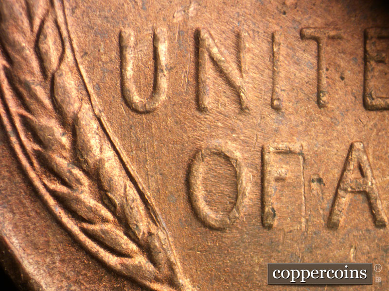 Die-stage B marker on 1946S•1MM•062 (1946 Repunched Mint Mark).