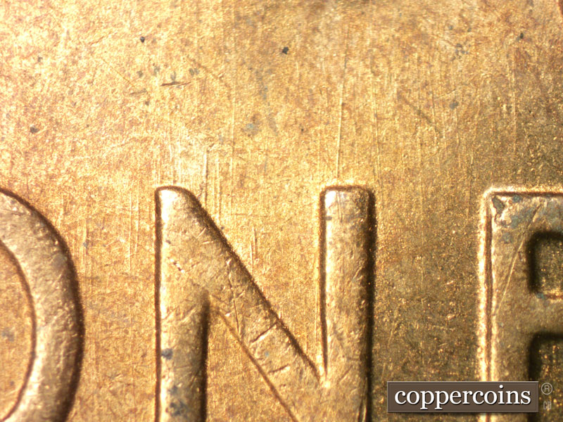 Die-stage B marker on 1946S•1MM•063 (1946 Repunched Mint Mark).