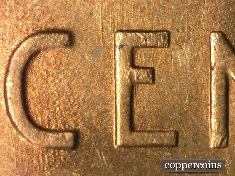 Die-stage B marker on 1946S•1MM•063 (1946 Repunched Mint Mark).