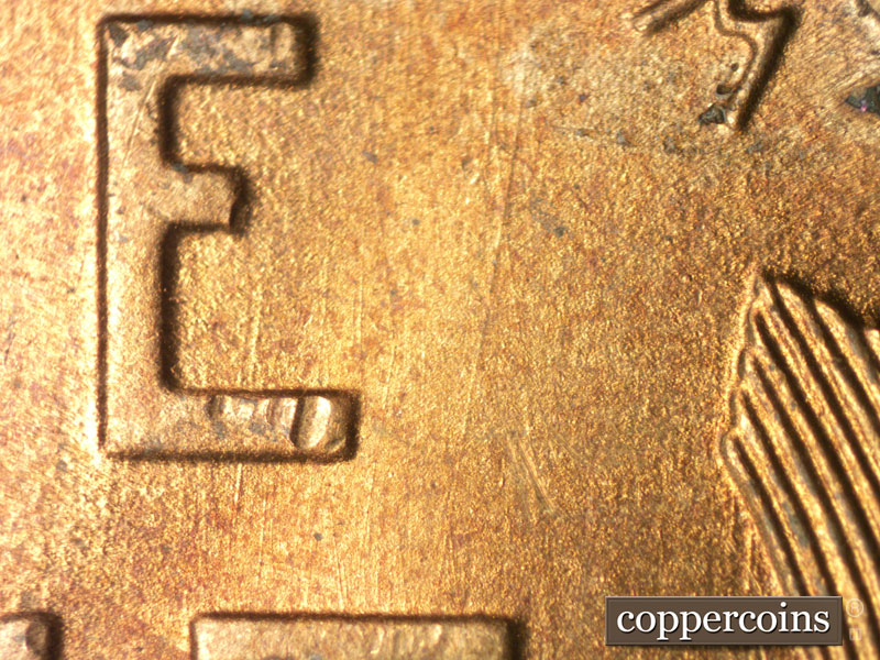 Die-stage B marker on 1946S•1MM•063 (1946 Repunched Mint Mark).