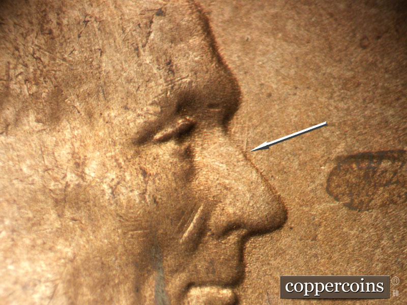 Die-stage C marker on 1946S•1MM•065 (1946 Repunched Mint Mark).