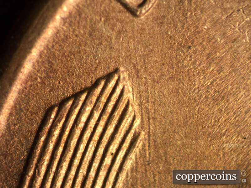 Die-stage B marker on 1946S•1MM•067 (1946 Repunched Mint Mark).