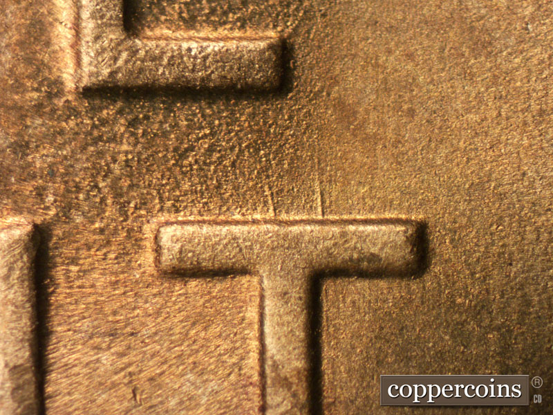 Die-stage B marker on 1946S•1MM•067 (1946 Repunched Mint Mark).