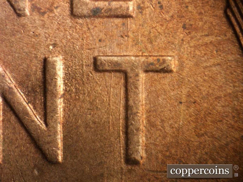 Die-stage B marker on 1946S•1MM•068 (1946 Repunched Mint Mark).