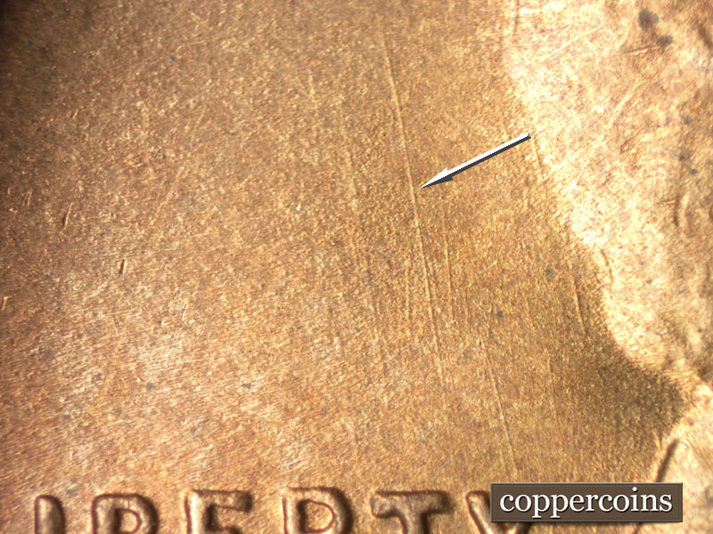 Die-stage B marker on 1946S•1MM•072 (1946 Repunched Mint Mark).