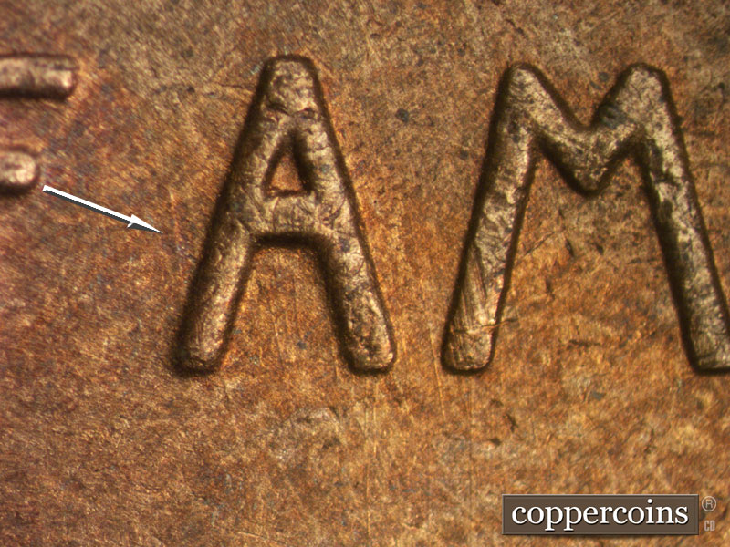 Die-stage B marker on 1946S•1MM•072 (1946 Repunched Mint Mark).