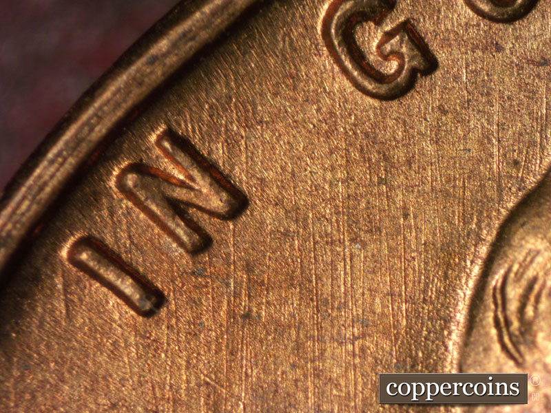 Die-stage B marker on 1946S•1MM•074 (1946 Repunched Mint Mark).