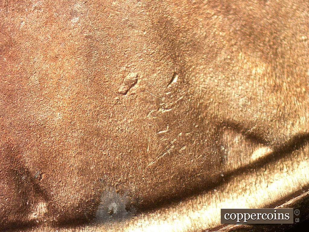 Die-stage B marker on 1946S•1MM•075 showing Die chip on jacket.