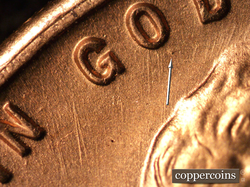 Die-stage B marker on 1946S•1OM•001 (1946 Over Mint Mark).