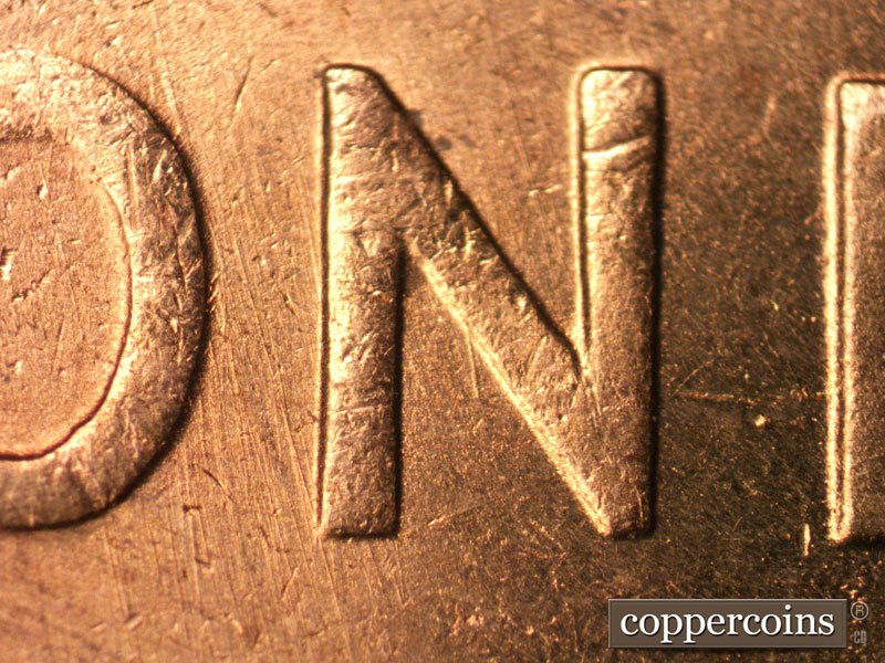 Die-stage B marker on 1946S•1OM•001 (1946 Over Mint Mark).