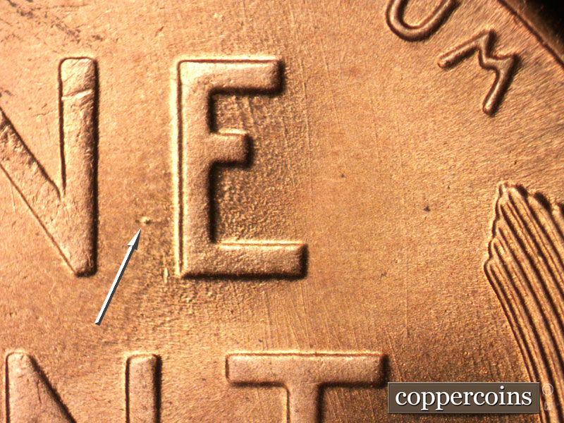 Die-stage B marker on 1946S•1OM•001 (1946 Over Mint Mark).