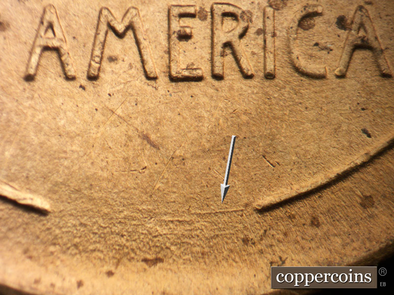 Die-stage C marker on 1947D•1MM•003 (1947 Repunched Mint Mark).
