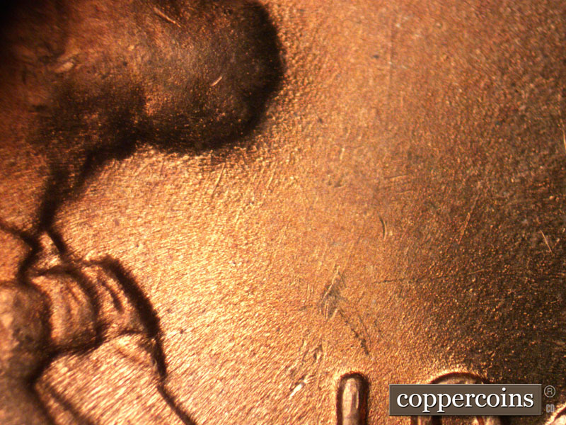 Die-stage C marker on 1947D•1MM•004 (1947 Repunched Mint Mark).