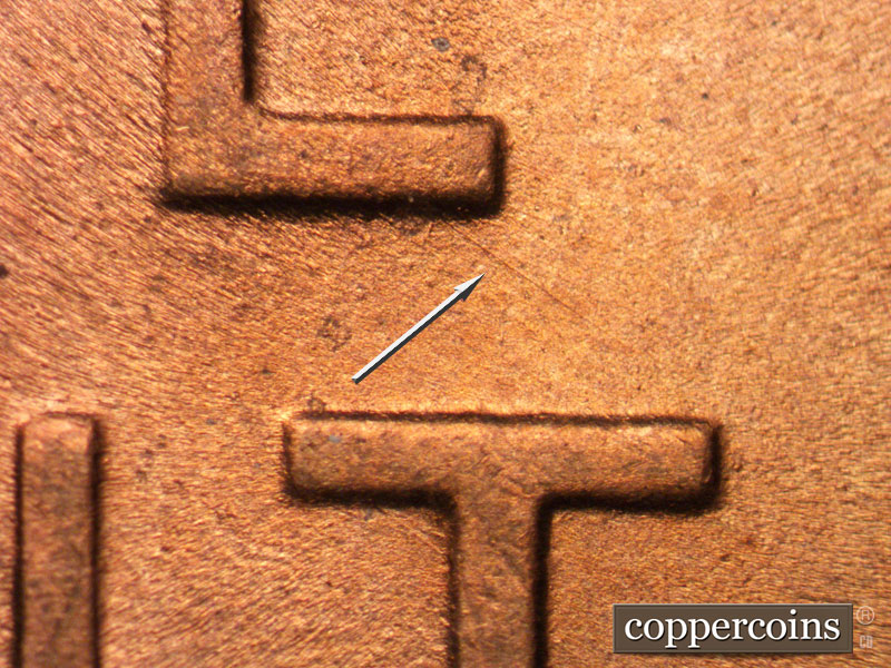 Die-stage C marker on 1947D•1MM•004 (1947 Repunched Mint Mark).