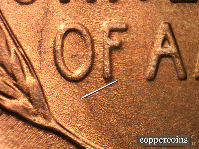 Die-stage C marker on 1947D•1MM•004 (1947 Repunched Mint Mark).