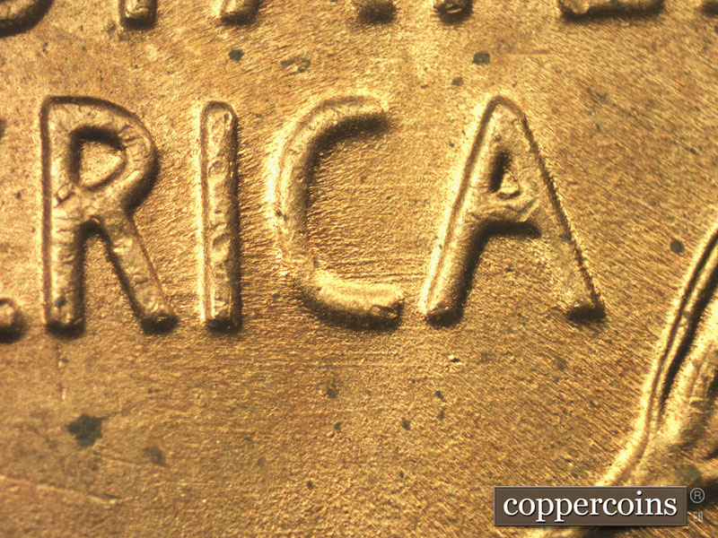 Die-stage B marker on 1947D•1MM•024 (1947 Repunched Mint Mark).