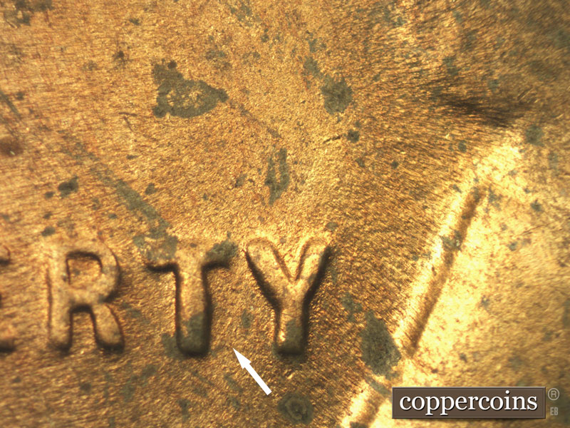 Die-stage C marker on 1947D•1MM•025 (1947 Repunched Mint Mark).