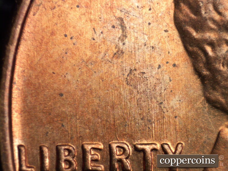 Die-stage A marker on 1947S•1MM•007 (1947 Repunched Mint Mark).