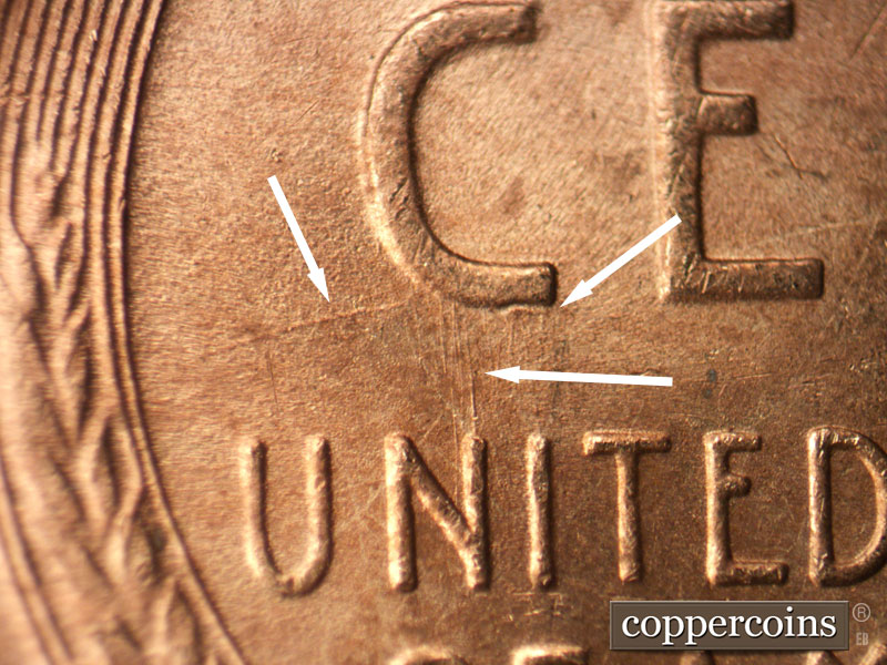 Die-stage C marker on 1948D•1MM•019 (1948 Repunched Mint Mark).