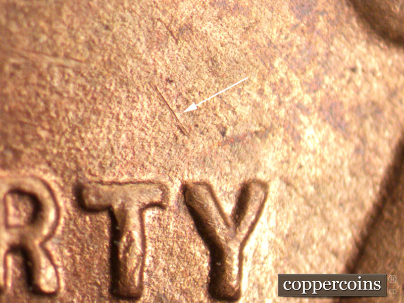 Die-stage C marker on 1948D•1MM•024 (1948 Repunched Mint Mark).