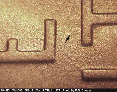 Die-stage C marker on 1948S•1MM•006 (1948 Repunched Mint Mark).