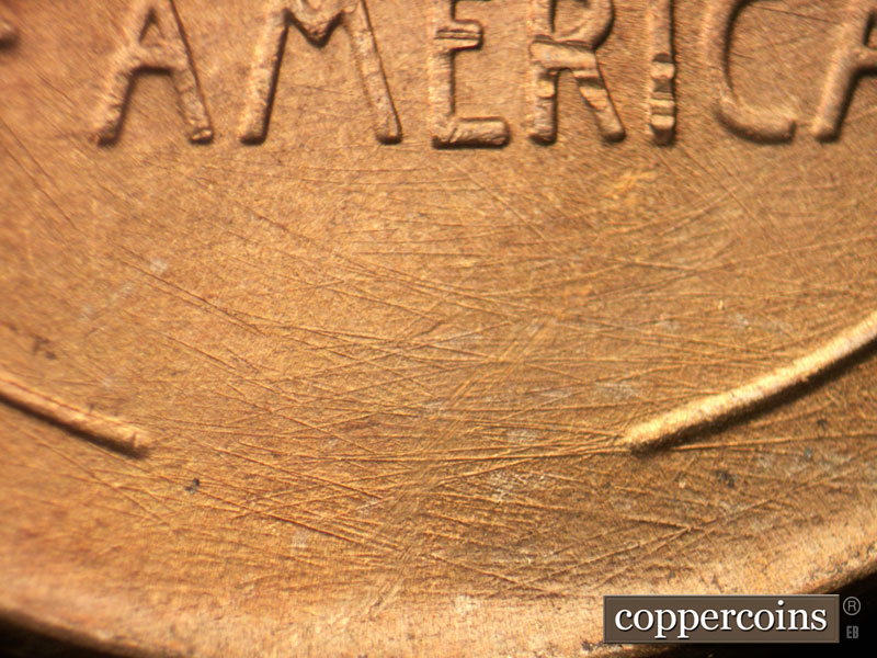 Die-stage B marker on 1949D•1MM•023 (1949 Repunched Mint Mark).