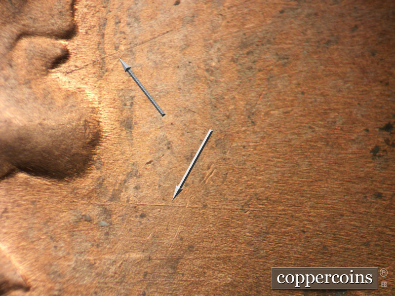 Die-stage C marker on 1949D•1MM•029 (1949 Repunched Mint Mark).