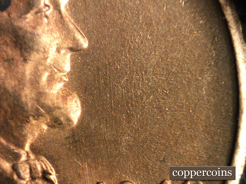 Die-stage B marker on 1949S•1MM•029 (1949 Repunched Mint Mark).