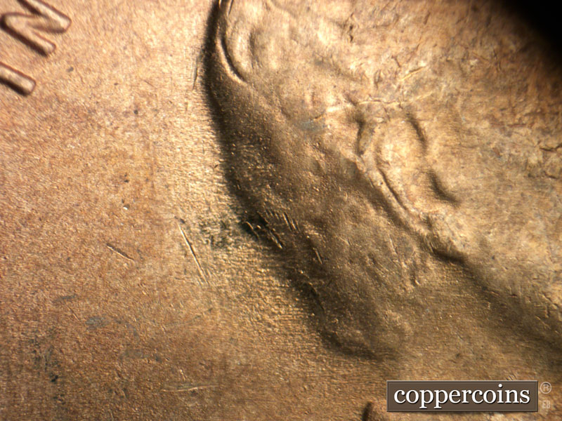 Die-stage C marker on 1949S•1MM•029 (1949 Repunched Mint Mark).