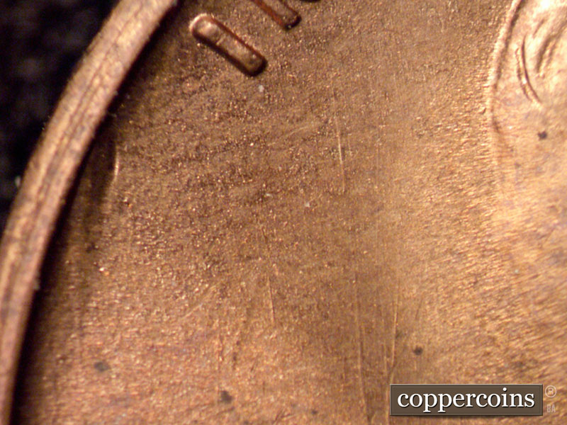 Die-stage B marker on 1949S•1MM•037 (1949 Repunched Mint Mark).