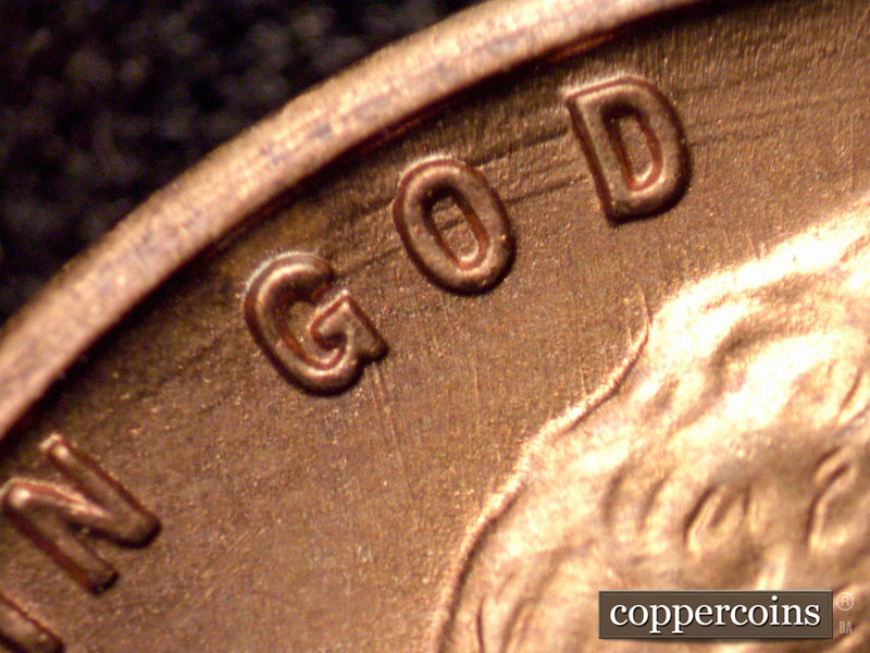 Die-stage B marker on 1949S•1MM•037 (1949 Repunched Mint Mark).